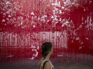 Fascinating images from the International Art Fair in Basel, Switzerland