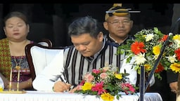 Pema Khandu sworn in as Arunachal Pradesh CM for third consecutive term