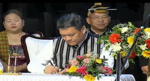 Pema Khandu sworn in as Arunachal Pradesh CM for third consecutive term