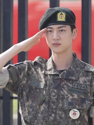BTS members get together to welcome Jin upon his release from the military