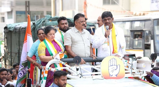 Shivakumar's younger sibling DK Suresh is one of the Congress candidates. In the 2019 Lok Sabha polls, when the Narendra Modi wave swept the nation, Suresh was the only Congress candidate from Karnataka to bag a seat in the Parliament. He won the 2013 Lok Sabha by-poll and defeated senior BJP leader Ashwath Narayan by a margin of over 2 lakh votes in 2014. This time, DK Suresh is the Congress candidate from Bengaluru rural where he’s facing a strong candidate whose personal accomplishments complement his political pedigree. A BJP candidate who would like to swing the Vokkaliga community vote away from Congress. Suresh's opponent once got a letter of appreciation from none other than Barack Obama when he was the US President. Shivakumar's younger sibling DK Suresh is one of the Congress candidates. In the 2019 Lok Sabha polls, when the Narendra Modi wave swept the nation, Suresh was the only Congress candidate from Karnataka to bag a seat in the Parliament. He won the 2013 Lok Sabha by-poll and defeated senior BJP leader Ashwath Narayan by a margin of over 2 lakh votes in 2014. This time, DK Suresh is the Congress candidate from Bengaluru rural where he’s facing a strong candidate whose personal accomplishments complement his political pedigree. A BJP candidate who would like to swing the Vokkaliga community vote away from Congress. Suresh's opponent once got a letter of appreciation from none other than Barack Obama when he was the US President.