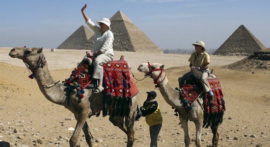 No 3. Egypt | Average number of visitors annually: 12 million | Egypt is famous for its ancient civilisation, including pyramids, pharaohs, mummies, and tombs, as well as the Nile River. This country attracts approximately 12 million tourists annually. (Image: Reuters) No 3. Egypt | Average number of visitors annually: 12 million | Egypt is famous for its ancient civilisation, including pyramids, pharaohs, mummies, and tombs, as well as the Nile River. This country attracts approximately 12 million tourists annually. (Image: Reuters)