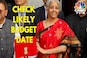 When will Finance Minister Nirmala Sitharaman present the next budget?