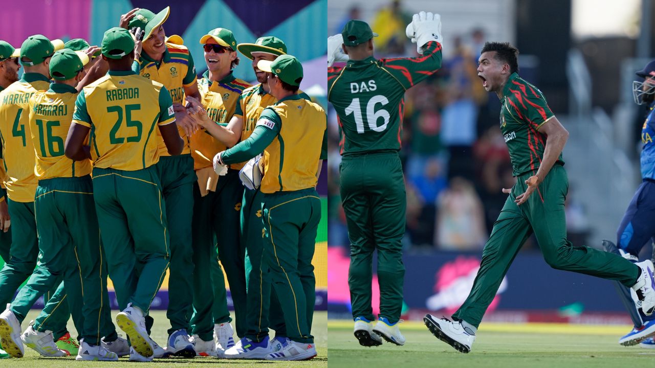 SA vs BAN, T20 World Cup 2024 Highlights: Proteas overcome scare to sneak past Bangladesh by 4 runs